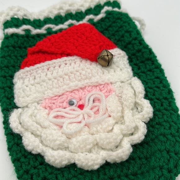 Handmade Crochet Christmas Gift Bag - Picture 2 of 15